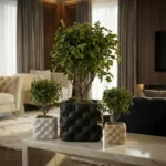 CHESTO - Pflanzgefäß im Chesterfield-Design