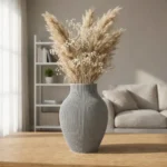 LINEA – Designvase mit Linienstruktur – Bild 4