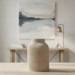 RHYMA – Designvase mit Wellenstruktur – Bild 2