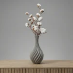 SERIA Flow – Designvase mit fließender Struktur – Bild 4