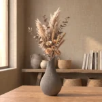 KAORI – Japandi Designvase mit feiner Linienstruktur – Bild 4