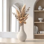 KAORI – Japandi Designvase mit feiner Linienstruktur – Bild 3