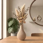 KAORI – Japandi Designvase mit feiner Linienstruktur – Bild 2