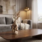PLICA Linen – Skulpturale Designvase mit Leinenstruktur – Bild 4