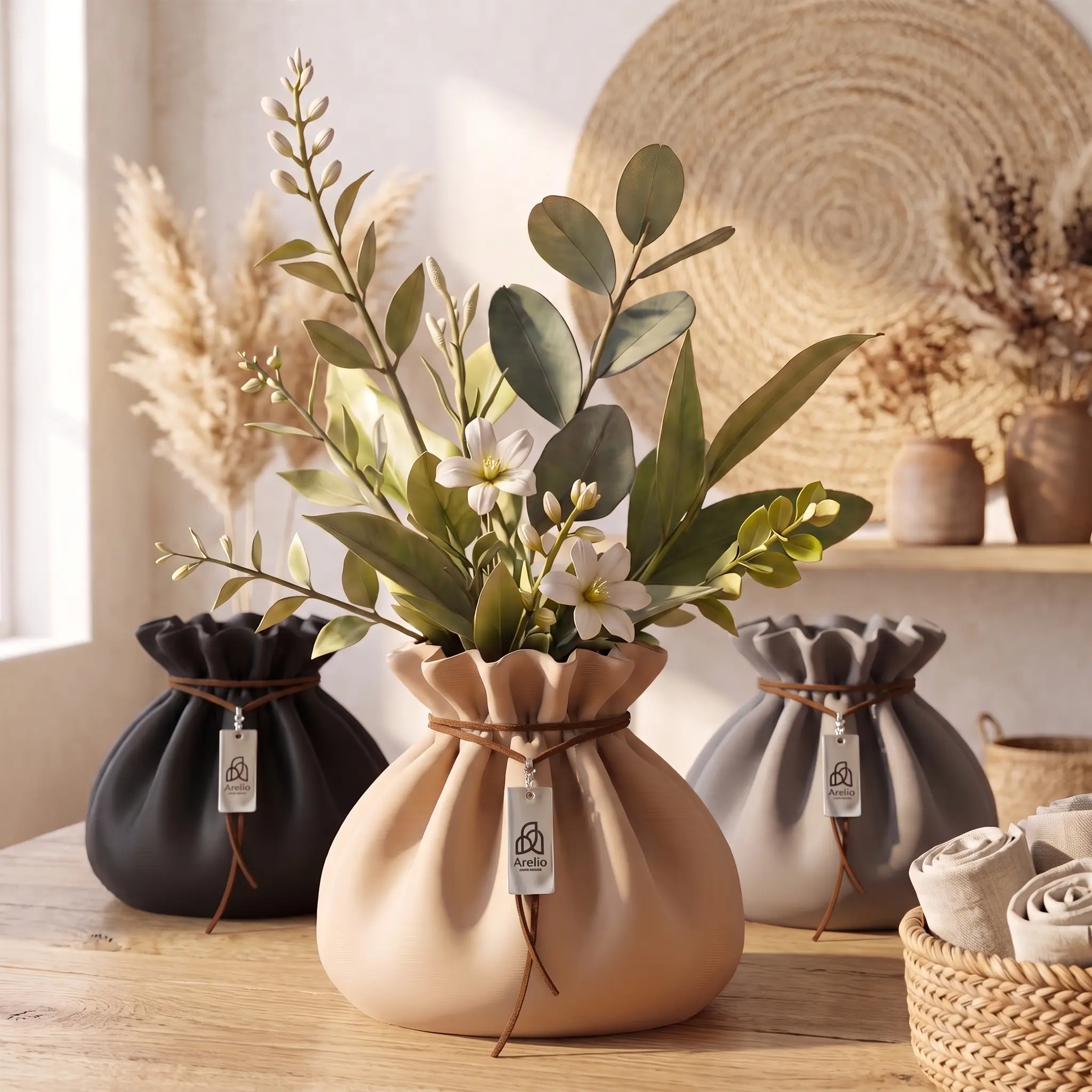 SACCO - Designvase im Beutel Design SACCO – Vase im Beutel-Design – Bild 1
