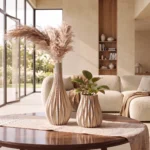 SINUS – Design Vase mit organischer Struktur – Bild 2